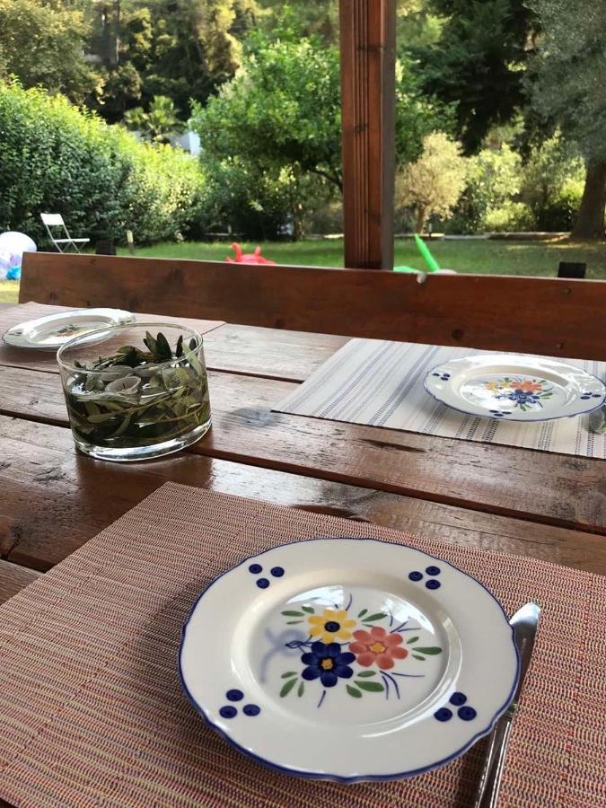 Sani Garden House Villa Bagian luar foto