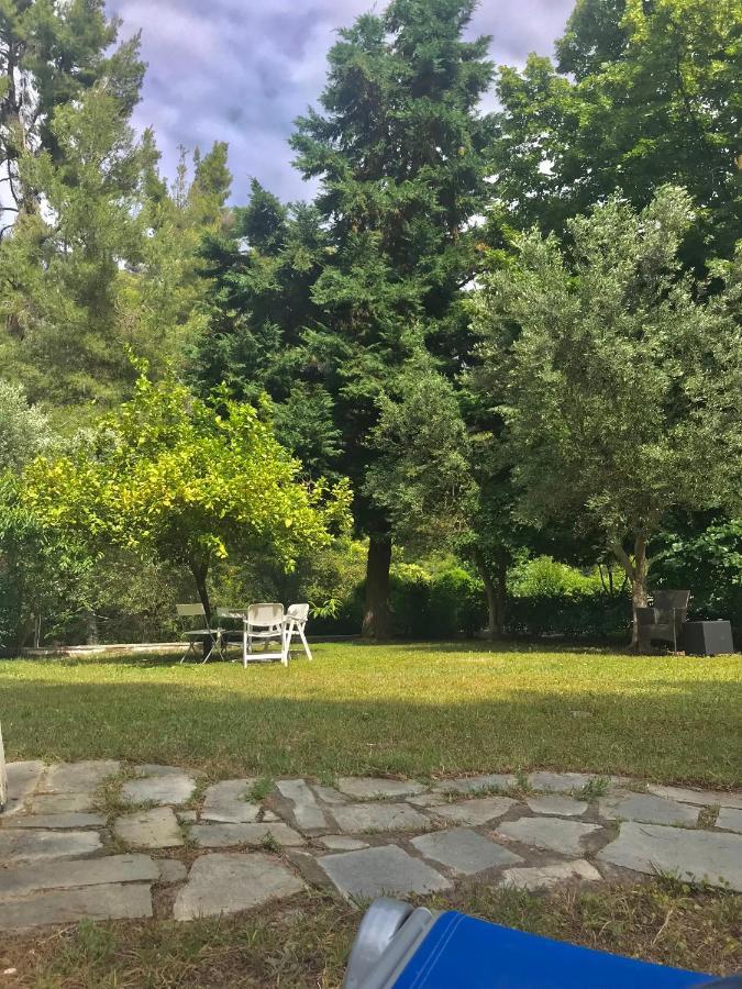 Sani Garden House Villa Bagian luar foto