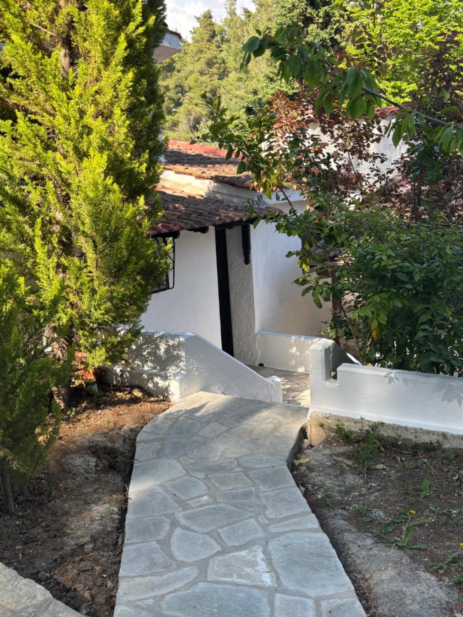 Sani Garden House Villa Bagian luar foto